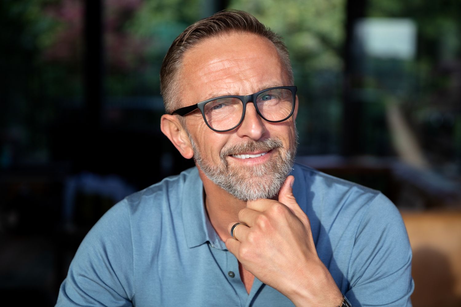 Portrait of relaxed mature man